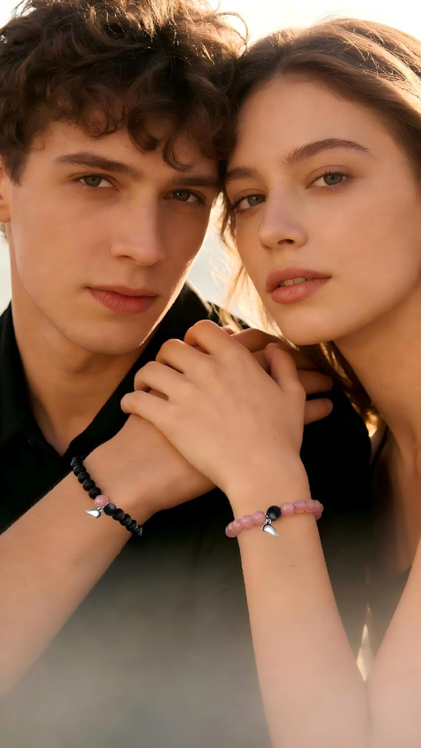 Couples Bracelets His and Her Matching Bracelets for Couple Gifts Bracelets